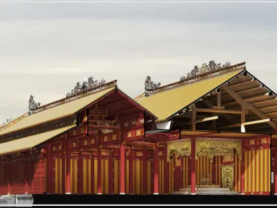 DIEN THAI HOA - HUE - VIETNAM 3D model