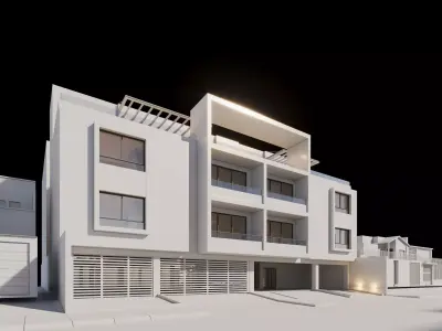 Apartments Building 3D model