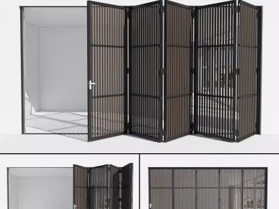 Shutters 2 kennel doors 3D model