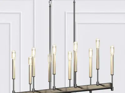 elk chandelier 2 3D model