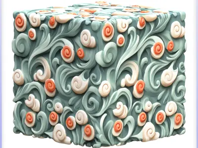 Stylized Ornaments Seamless Texture Texture