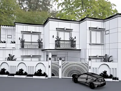 Exterior  3D model buy