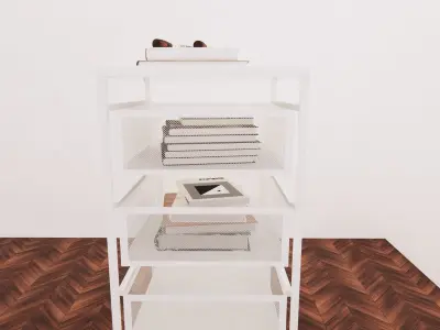 Drawer Desk IKEA LENNART 3D model