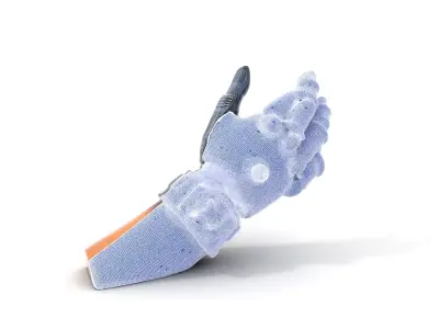 Futuristic Robotic Glove Model Pack with Advanced Design Low-poly 3D model