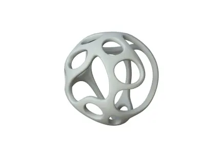 SciFi Cube Object No 43432 Low Poly Shape Texture