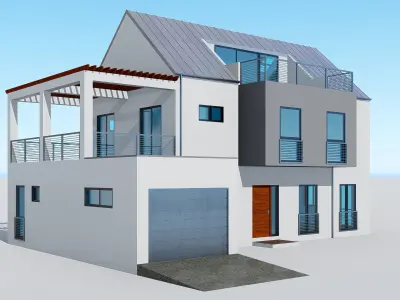 Modern House 14 3D model