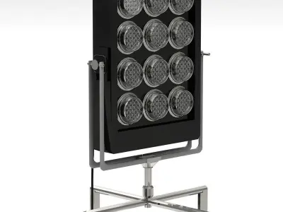 Stage lights Collection 3D model