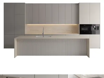 Kitchen set 24 3D model