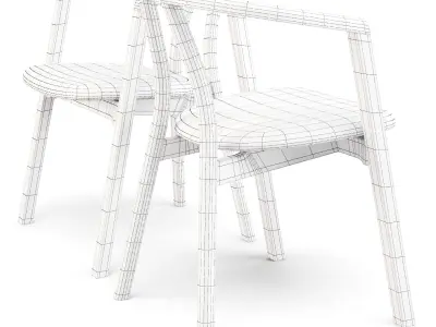 Kristensen Metro KC04 - Dining Chair 3D model