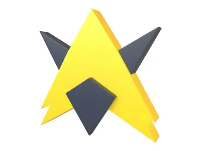 Employment Coin v2 001 Low-poly 3D model