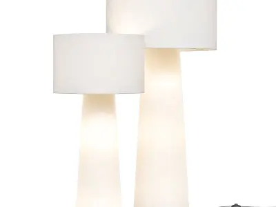 Axya floor lamp Nordic 3D model