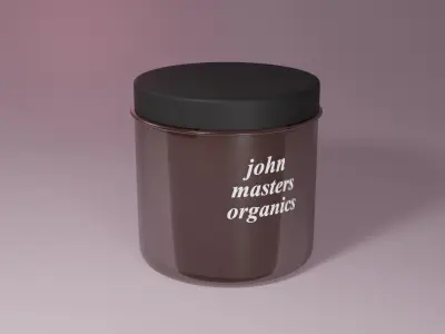 Cream care container cosmetic Low-poly 3D model