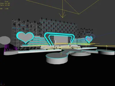 Carnival stage 2 3D model