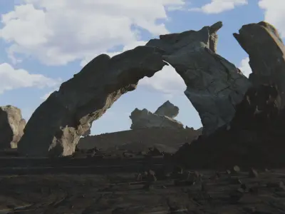 Landscape Nature scene  3D model