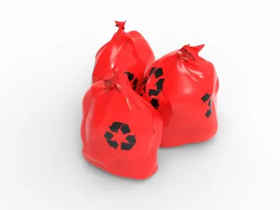 RUBBISH RED 3D model