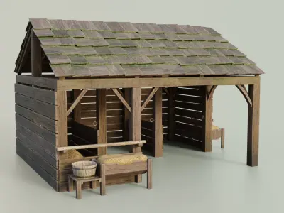 Stable Low-poly 3D model