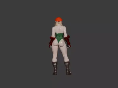 Cammy White  Street Fighter Inspired 3D Character Model  3D model