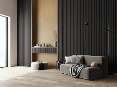interior living room scene 57 3D model
