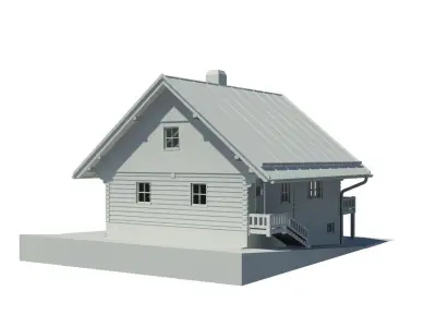 Cottage house 3D model get