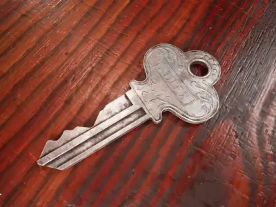 Locker Key Low-poly 3D model