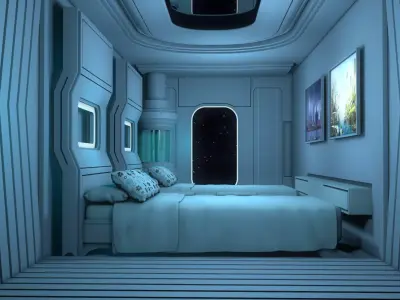 Sci Fi Room 3D model
