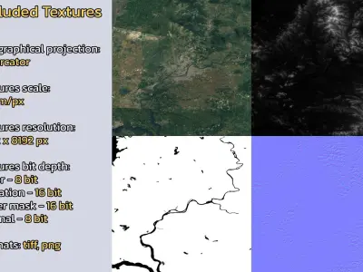 Pyongyang North Korea City Landscape 3D Model 3D model