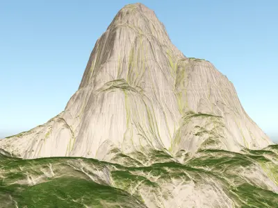 Mountain Rocky Peak 3D model