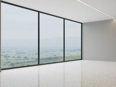 Empty interior 3D model