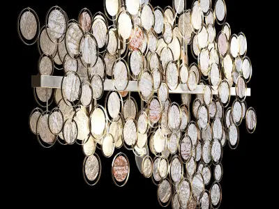 Kare pendant lamp clouds clear 3D model
