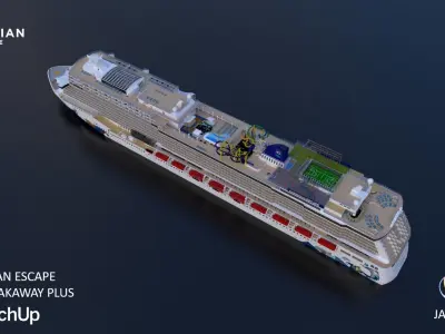 NORWEGIAN ESCAPE 3D model