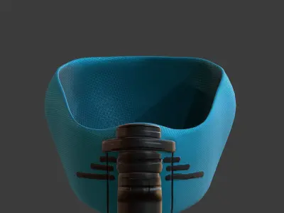 Gas mask helmet 3d model scifi Low-poly  Low-poly 3D model 144