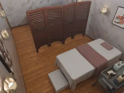Esthetic Massage Room 3D model
