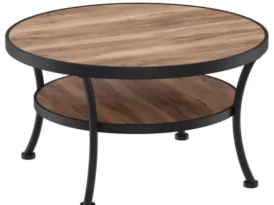 Coffee Table With Storage By 17 Stories 3D model