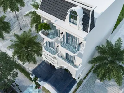 HOUSE CLASSIC 2 Low-poly 3D model