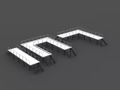 Walkway Model 3D model