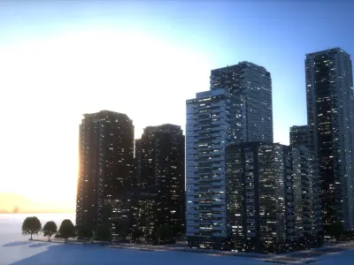 City Block Type B39 3D model