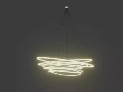Modern Hanging light  3D model