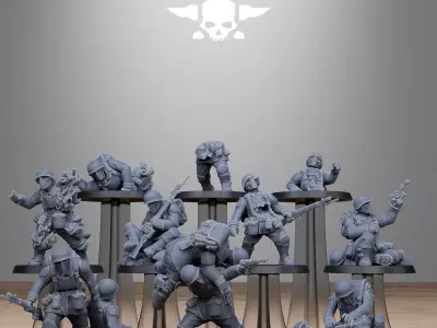 FreeGuard Fallen 3D print model