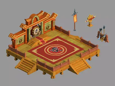 Peach Blossom Island - Yantai 17 3D model