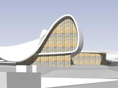 Sketchup Cultral Center 221 3D model