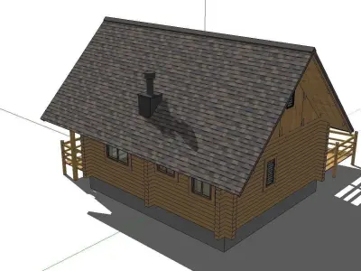 Creative Design-Holiday Cabin-085 3D model