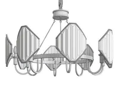 HUGE MODERN Low-poly 3D model