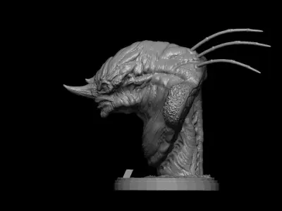 Guyver Volker Head bust 3D model