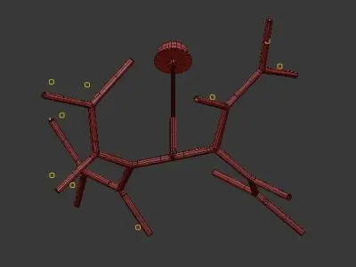 Kryptonite Chandelier 3D model