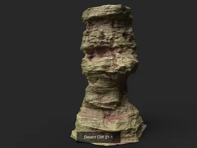 Desert Rock Collection 021 3D Model Pack