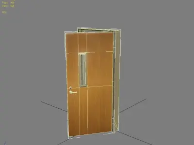 Door 9 Office Low-poly 3D model