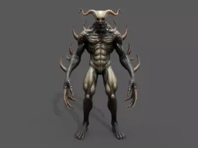 Monster Pack 12 Low-poly 3D model