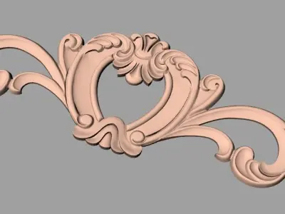 3D carved model furniture 3D design used for artcam aspire E806 3D model