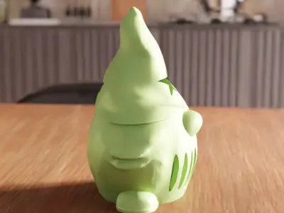Christmas Gnome Tea Light - 242 3D print model