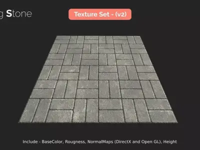 Paving Stone - small seamless textures set Texture